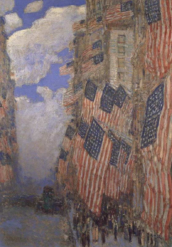 Childe Hassam The Fourth of July oil painting picture
